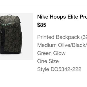Like new Nike elite basketball bag. More pics to come!